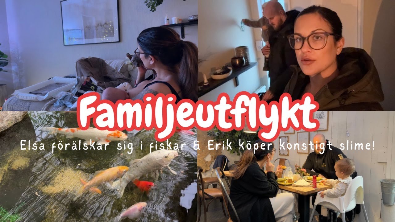 FÖRSTA UTFLYKTEN SOM 4a I FAMILJEN - En till dag i bebisbubblan.