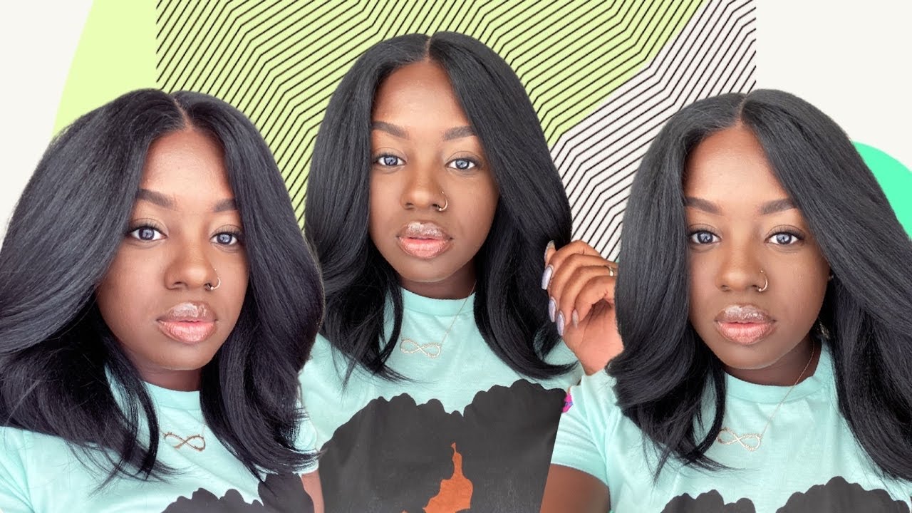 NATURAL HAIR BLOWOUT VIBES🔥 | JANET COLLECTION NATURAL ME LITE TIANA WIG