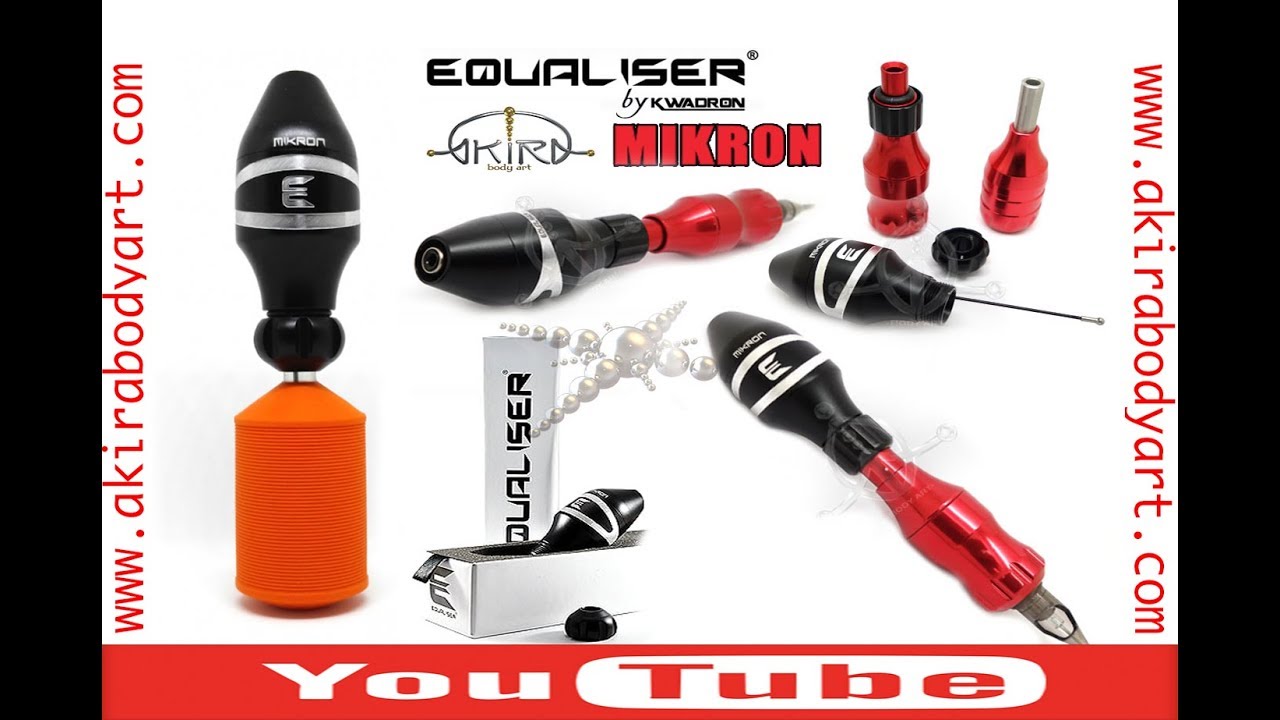 EQUALISER - Rotativa MIKRON Tattoo Video tutorial de Akira Body Art