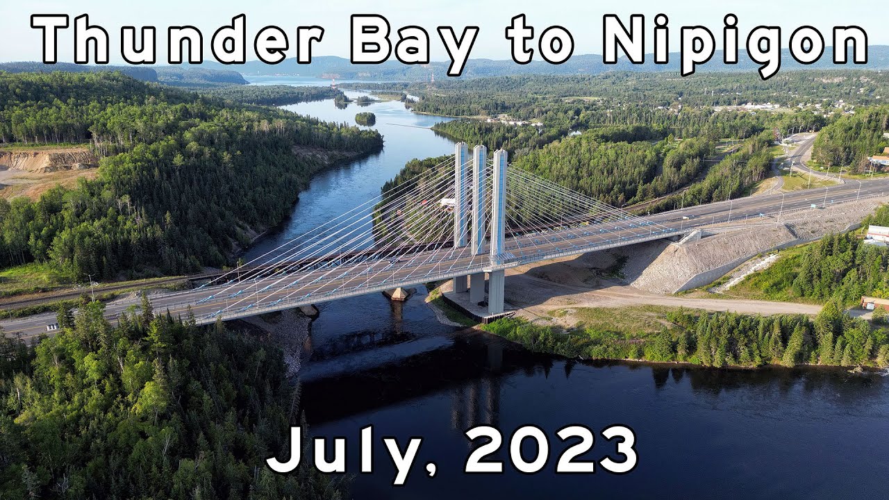 Ontario Highway 11/17 - Thunder Bay to Nipigon - Trans-Canada Highway - July, 2023
