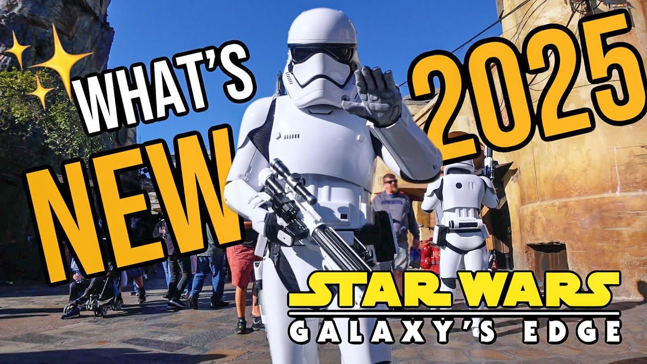 Galaxy's Edge 2025: ИЗМЕНЕНИЯ в парках Disney Star Wars Land!