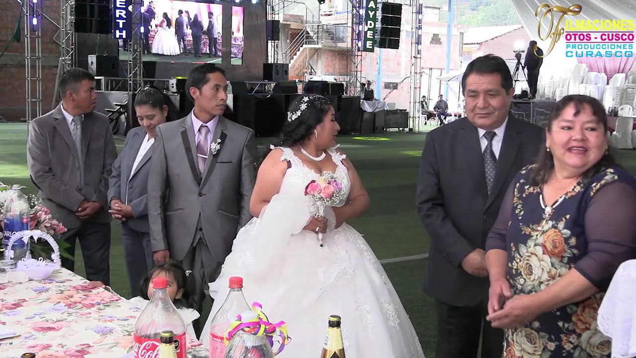 NUESTRO MATRIMONIO REMBERTH Y HEYDI PISAC 2/6 - PRODUCCIONES CURASCO 984742820