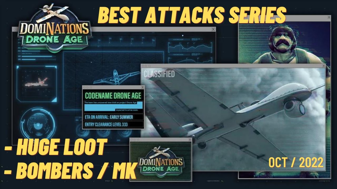 DOMINATIONS - BEST ATTACKS DRONE AGE - OCTOBER/2022