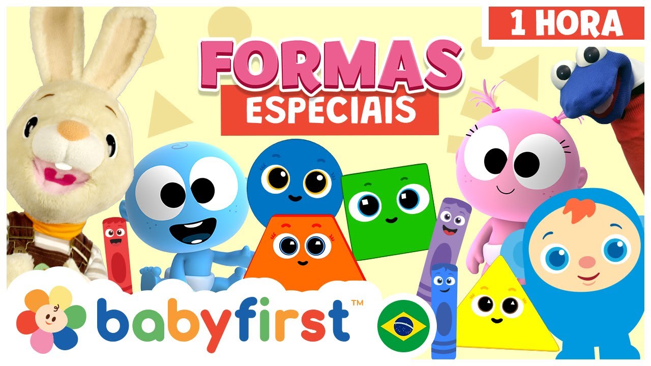 Formas Especiais | Aprenda as cores e as formas geometricas | Desenhos Educativos | BabyFirst Brasil