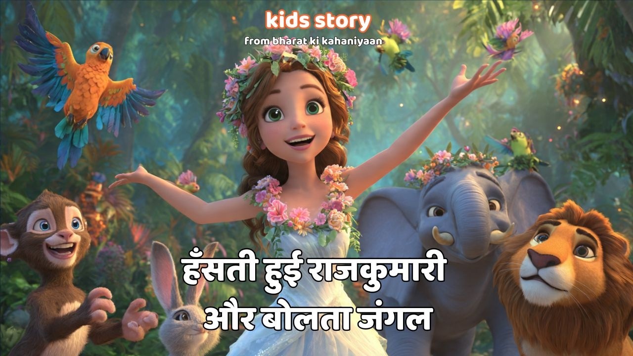 हँसती हुई राजकुमारी और बोलता जंगल || Hindi story || Animation ||#trending #cartoon #adventure