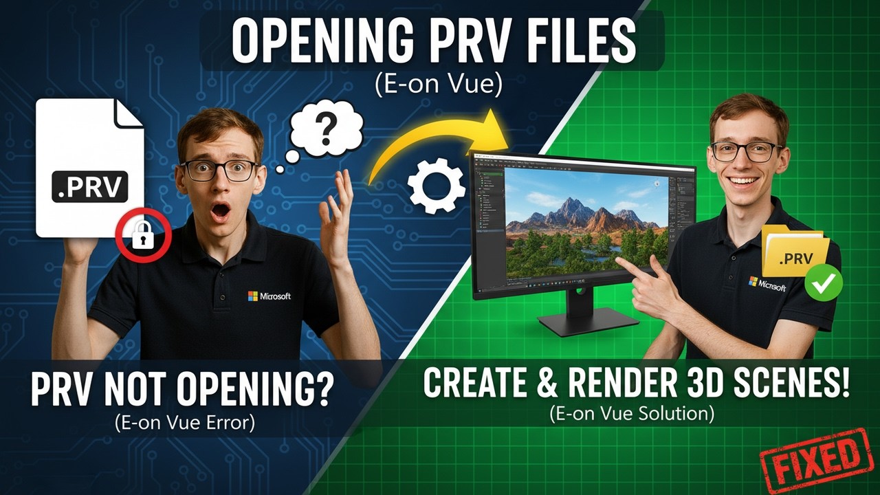 Opening PRV Files (E-on Vue)