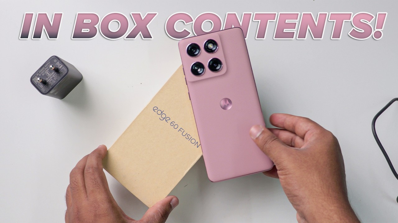 Motorola Edge 60 Fusion 5g Unboxing & First Impressions(What's Inside the Box?)