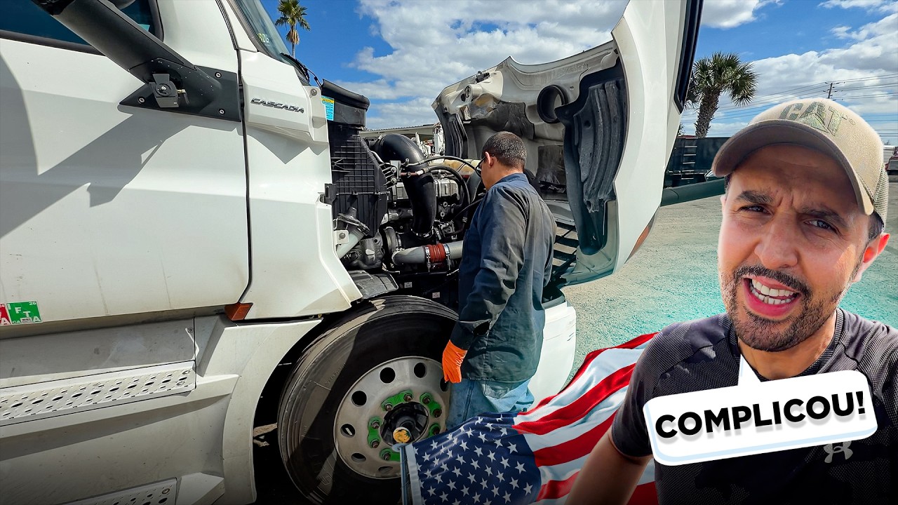 TENTANDO ENCONTRAR 2 VAZAMENTOS NO CAMINHÃO! 🤯🇺🇸