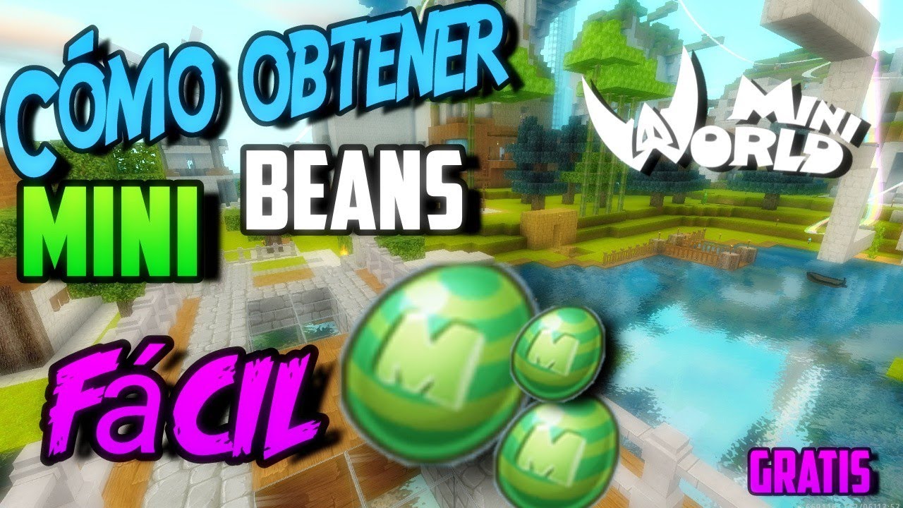 Cómo obtener Mini Beans  ( frijoles )en Mini world block Art Gratis 2020 Muy fácil
