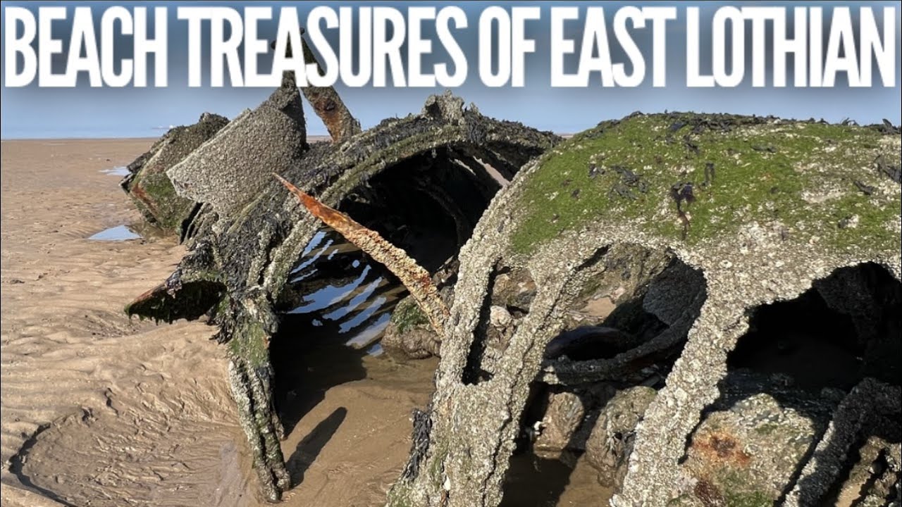 Incredible Finds on the Beaches Of East Lothian - Wartime Submarines and a Bridge to Nowhere!