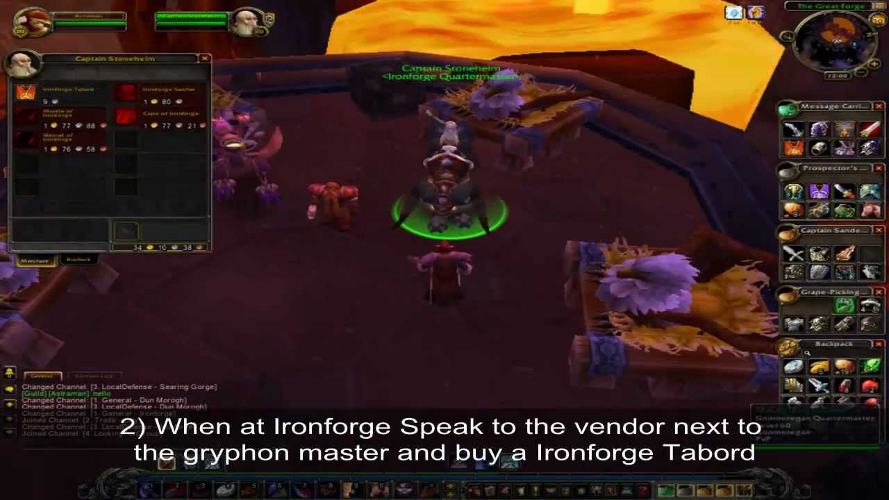 How To: Become alleys with Ironforge and buy a Ram (WoW)