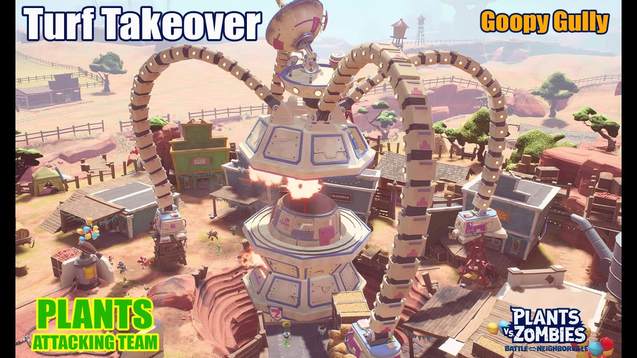 *Goopy Gully* Turf Takeover - Plants Attacking Team. PVZ BFN