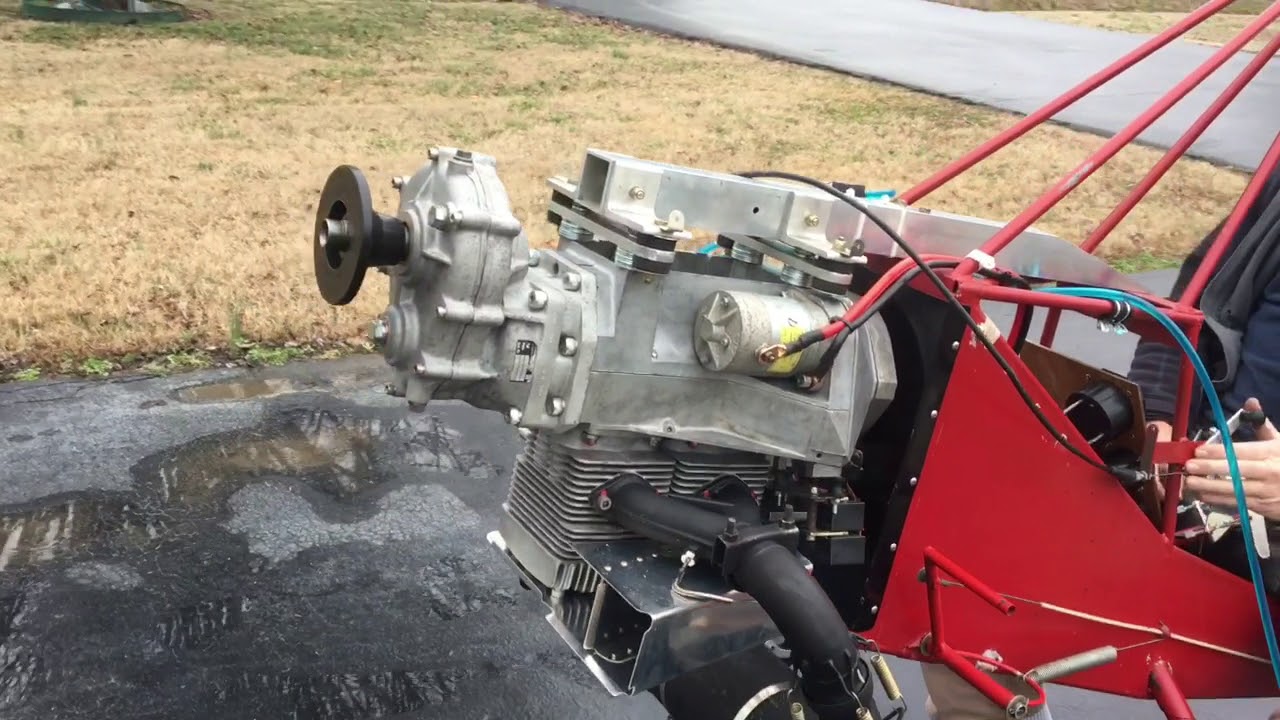 Airbike Hirth 2702 First Run