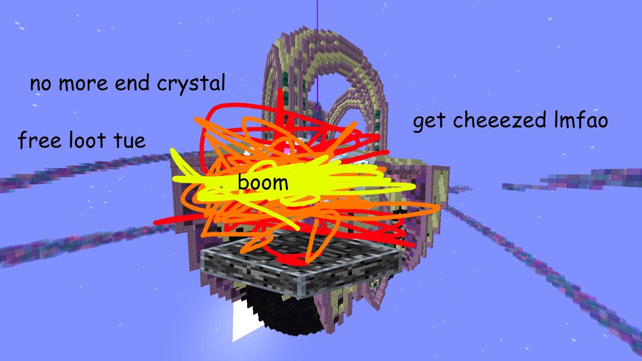 Exploding The End Crystal in Crystal Shrine structure | RLCraft 2.9.3 (read desc)