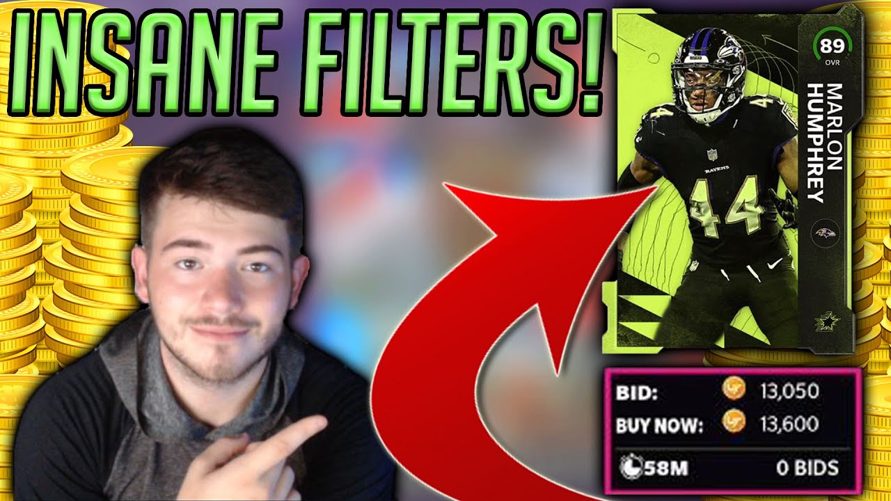 INSANE SNIPING FILTER! BEST SNIPING FILTERS IN MADDEN 22! 50K+ AN HOUR! FULL 30 MINUTES! Coin Method