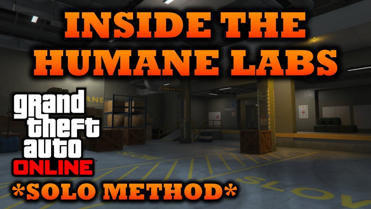 GTA 5 Online - *SOLO* How to Get Inside The Humane Labs