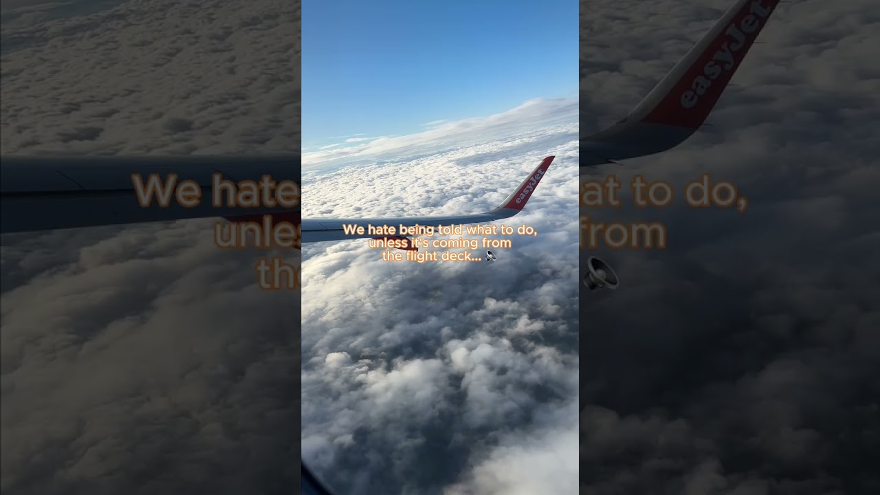 The voice of an angel 😇 #easyJet #Aviation #Pilot #AV #Holiday