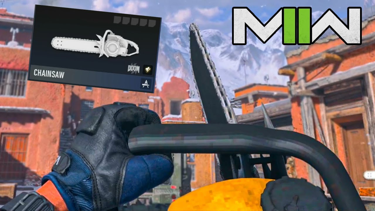 They added a CHAINSAW in Call of Duty