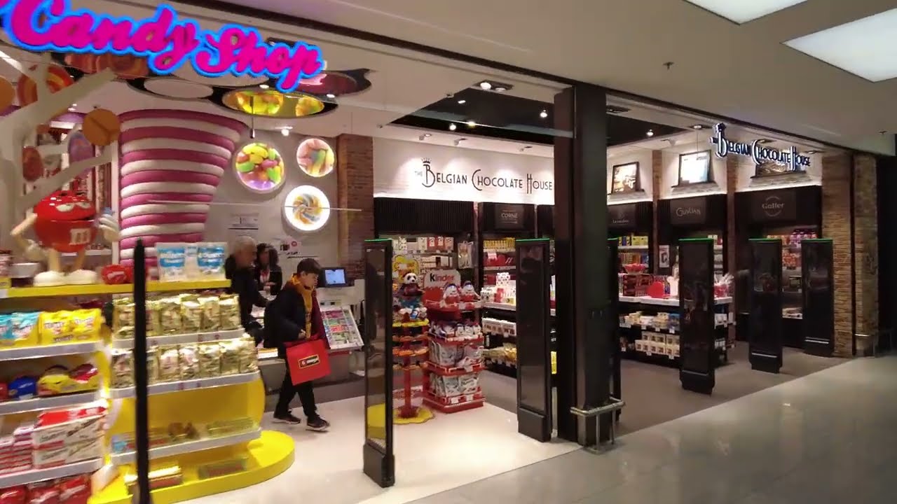 Brussels Airport Walkthrough | Shops & Belgian Chocolate