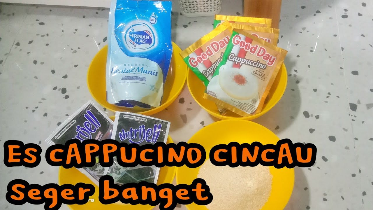 ES CAPPUCINO CINCAU...!!!||ENAK DAN MUDAH BUATNYA
