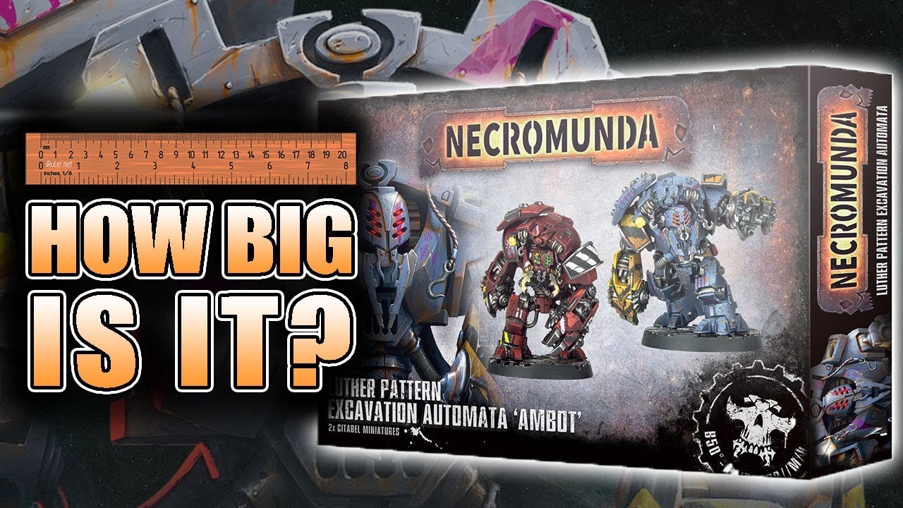 How Big Is The 40k Necromunda Ambot? Unboxing & Build