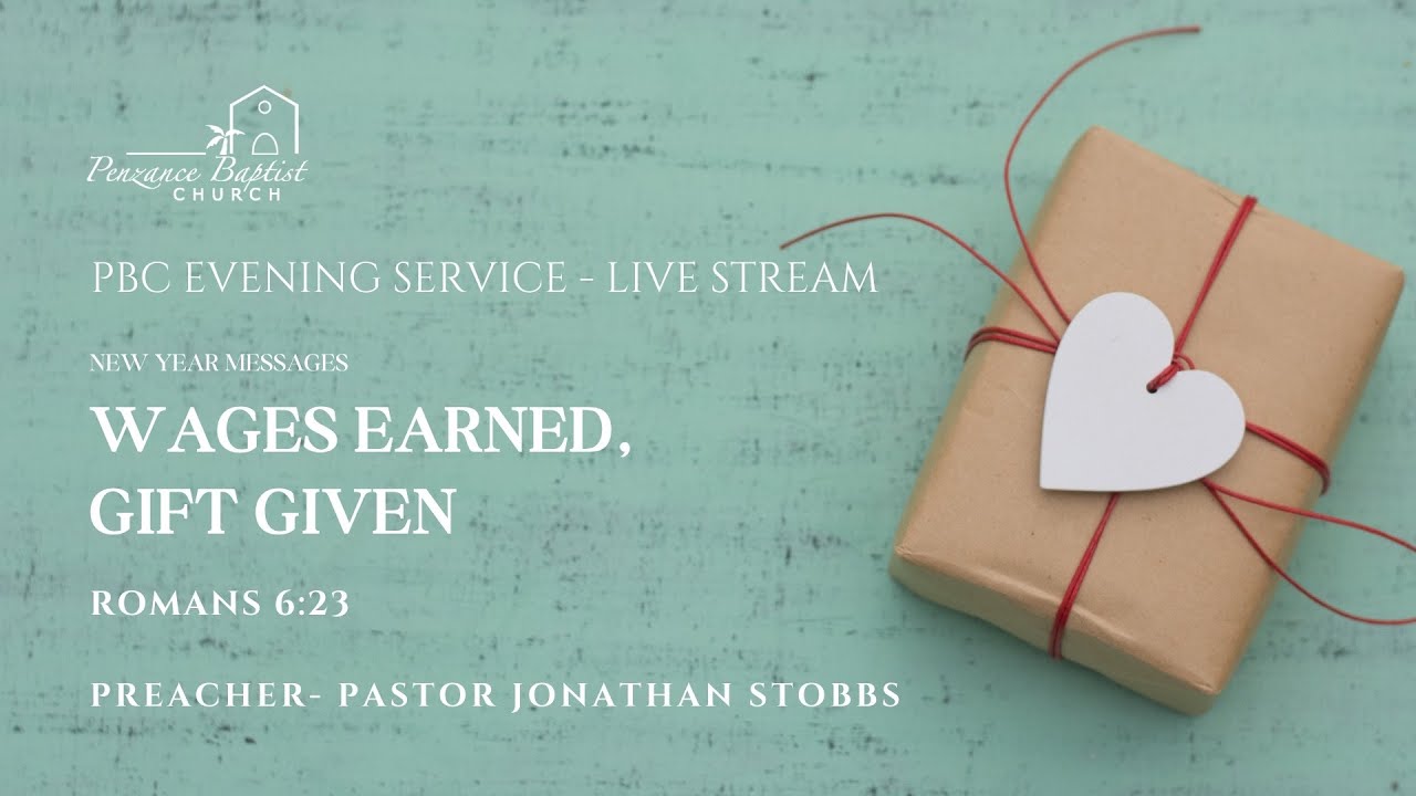 Penzance Baptist - Sunday Evening Service - 11/1/26 - Pastor Jonathan Stobbs