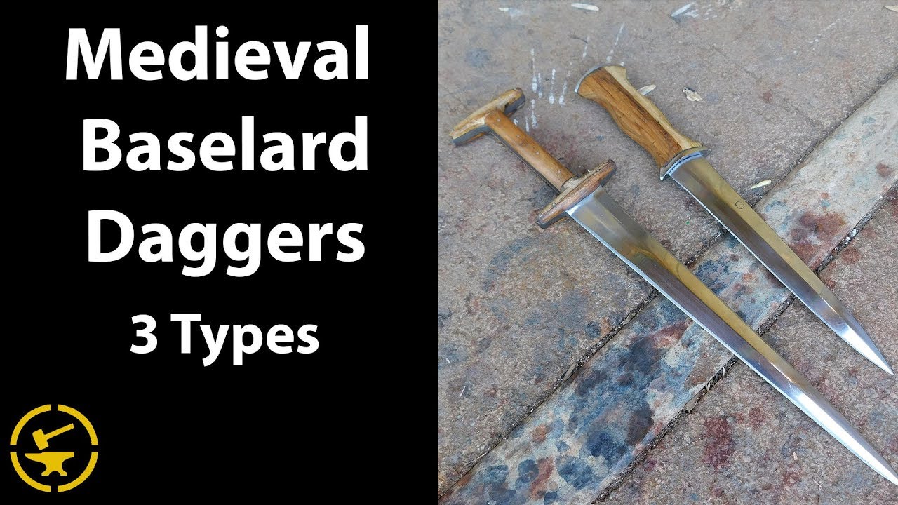 Medieval Baselard Daggers - 3 styles