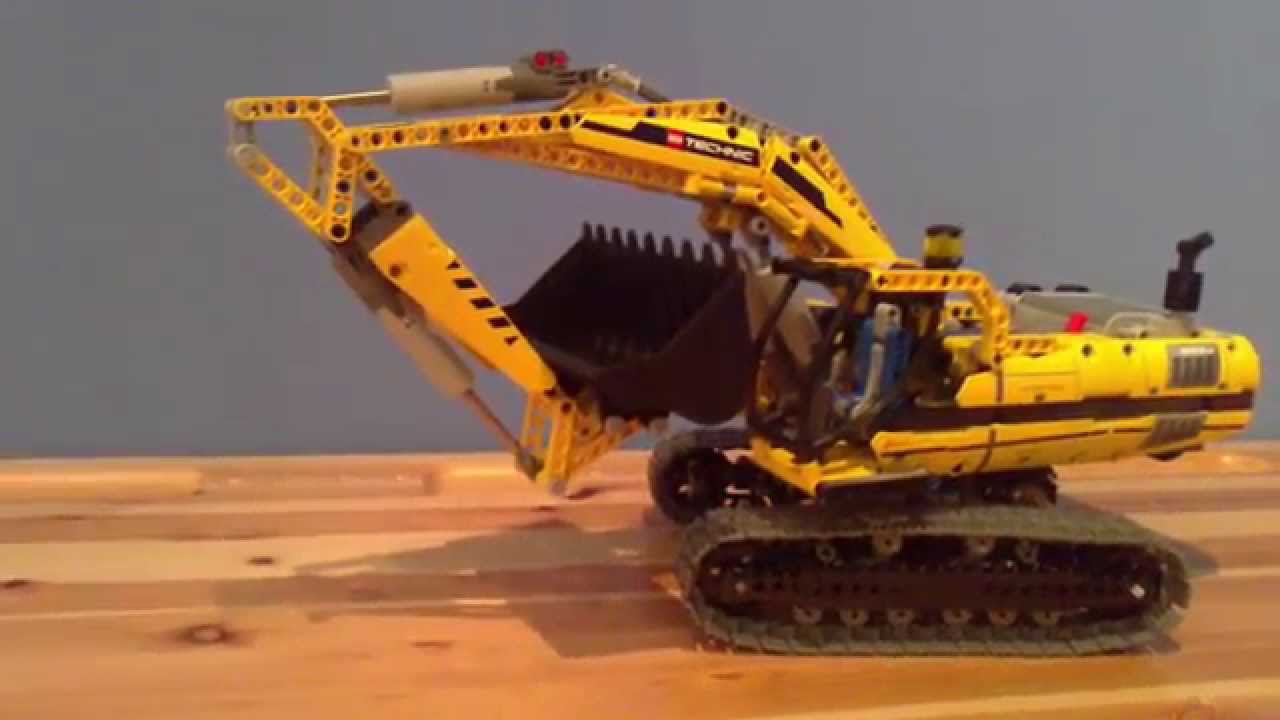 Lego Technik Bagger fernsteuerbar!!!
