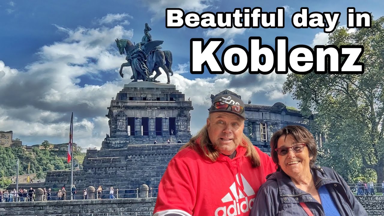 Exlporing the beautiful City Koblenz on the Rhine River and Mosel  Deutsche Eck 2023