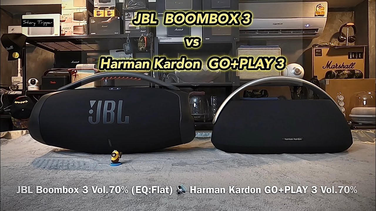 JBL BOOMBOX 3 против Harman Kardon GO+PLAY 3