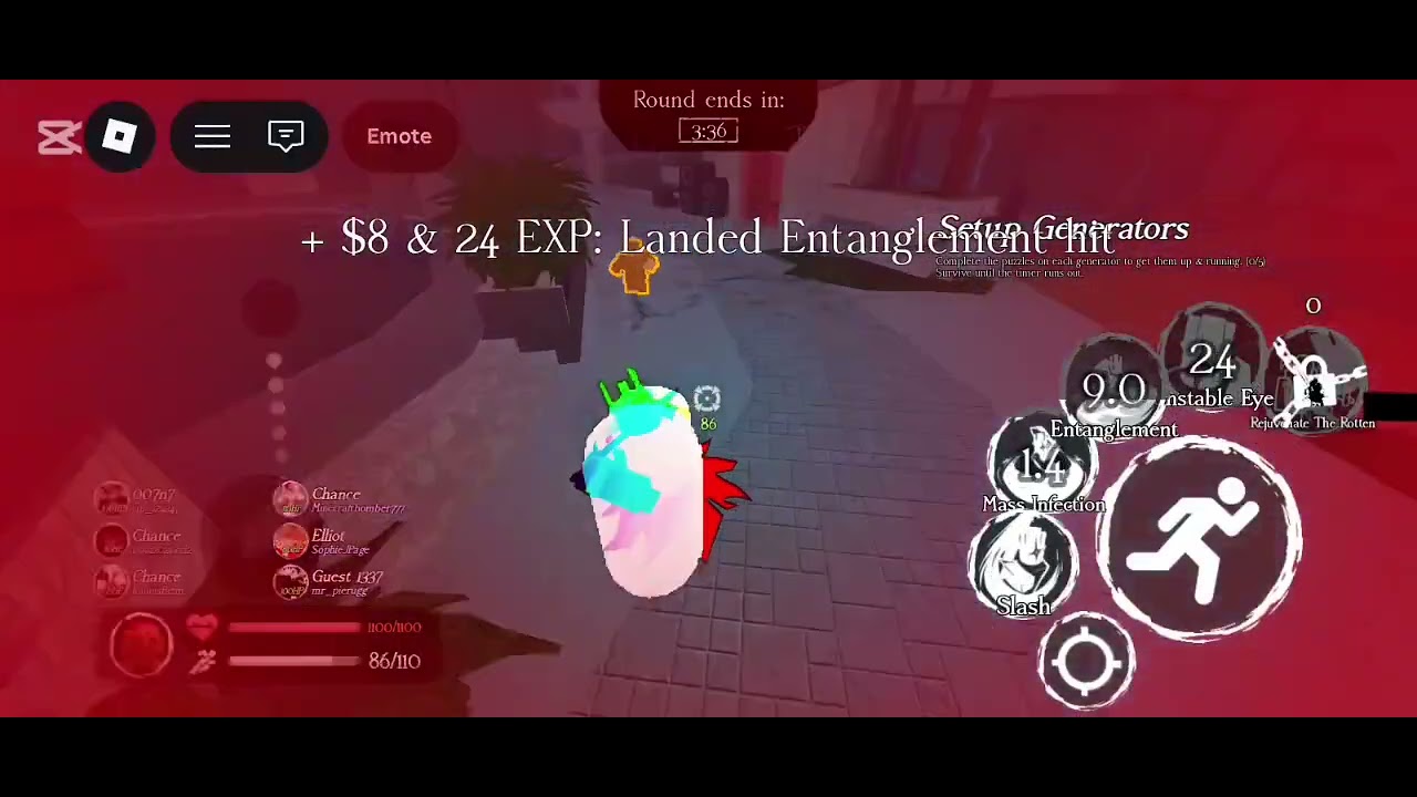 Some more epic forsaken gameplay#roblox #forsaken 