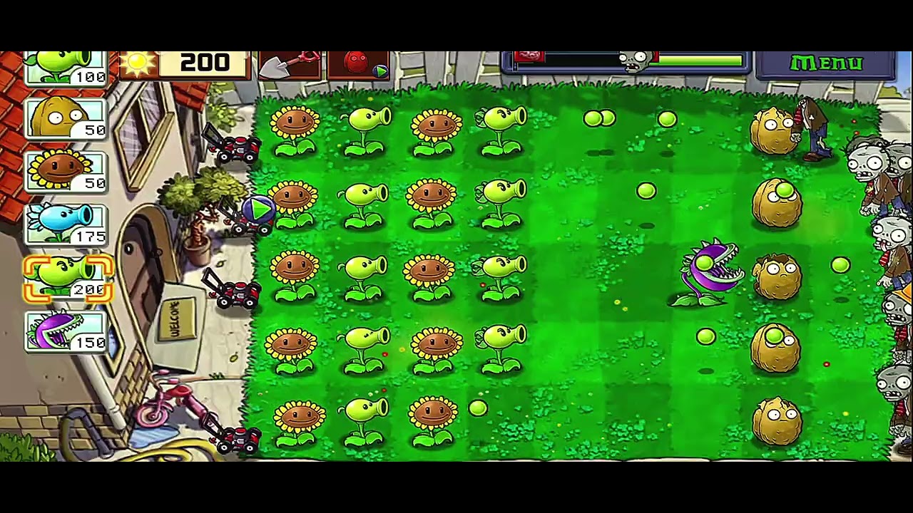 Plant vs zombie lv 9