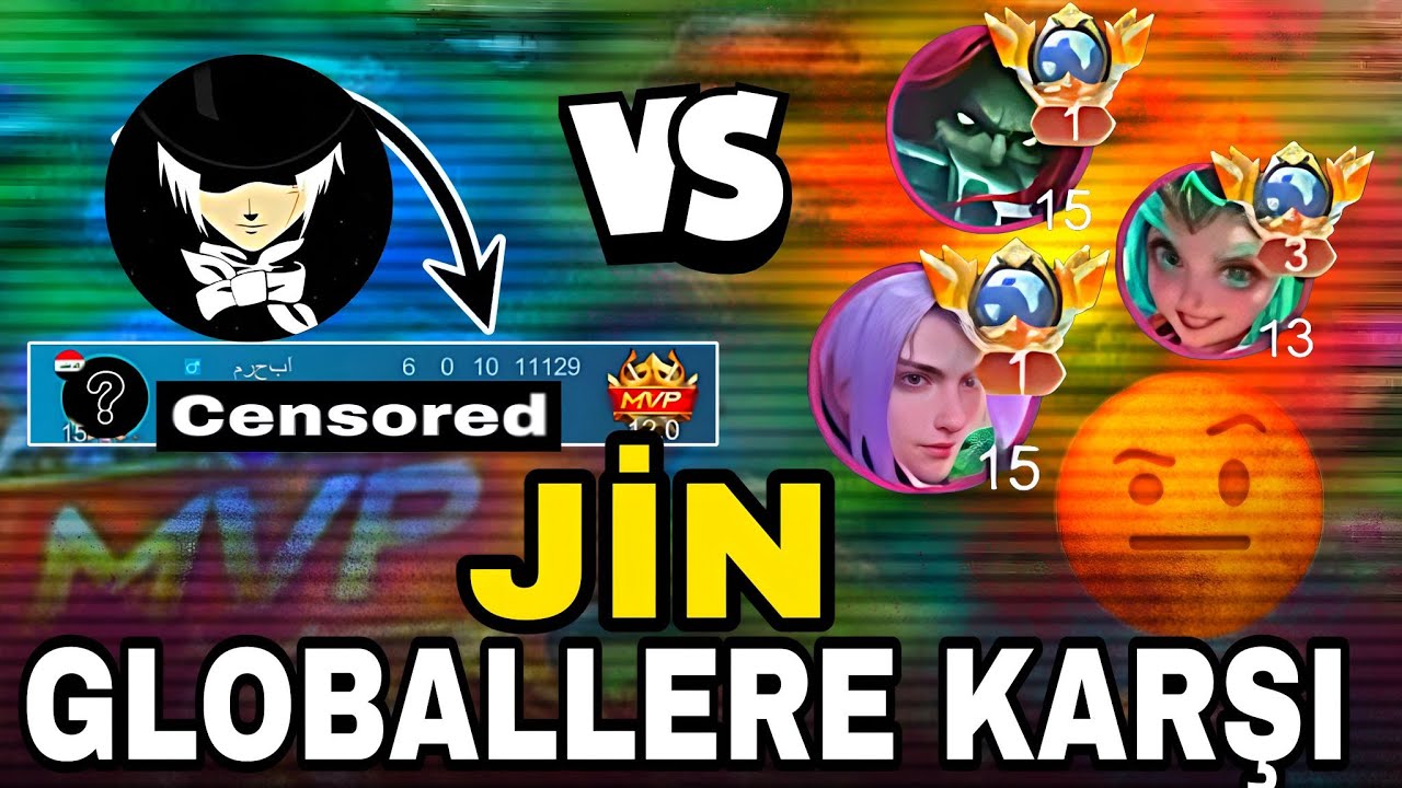 3 GLOBAL 1 VS JİN | Mobile Legends