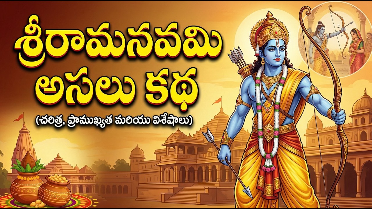 శ్రీ రామనవమి కథ | Story of Sri Rama Navami | Rama Navami Story Telugu | Sanatana Dharma Nadam