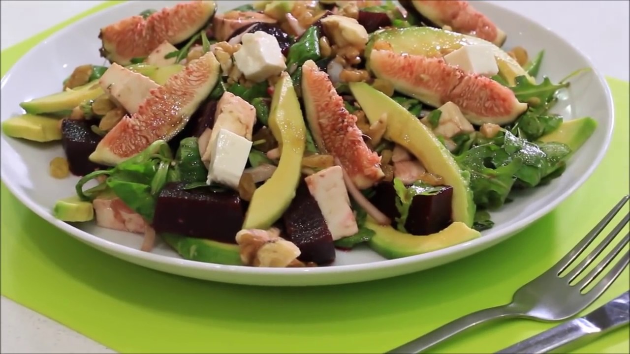 سلطة الافوكادو والشمندر الصحية والشهية الشيف نادية | Salade avocat betterave