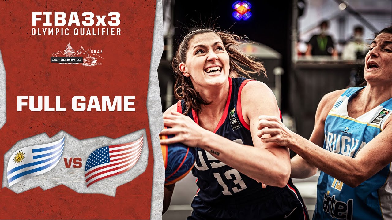 Uruguay v USA | Women's - Full Game | FIBA 3x3 Olympic Qualifier | 3x3 Basketball