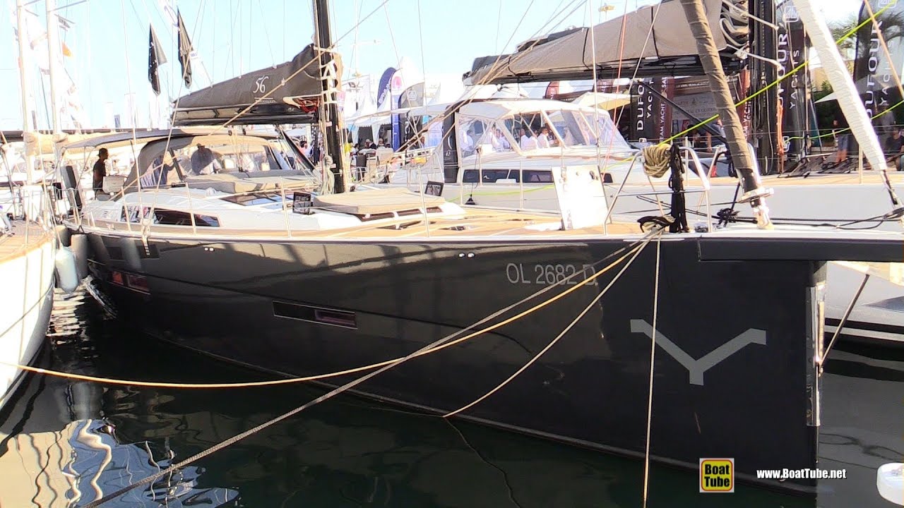2019 Dufour 56 Exclusive - Deck and Interior Walkaround - 2018 Cannes Yachting Festival