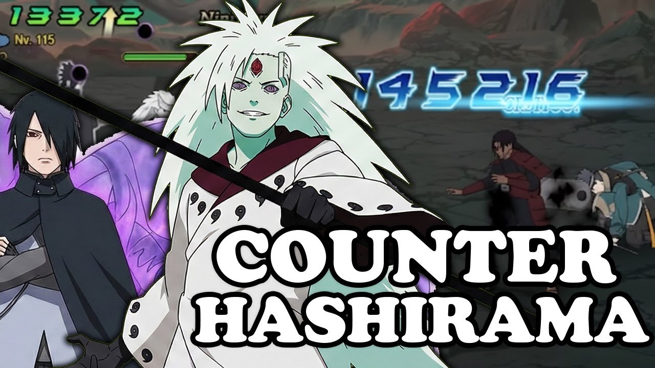 A MELHOR COMP CONTRA HASHIRAMA COM SASUKE SHINDEN? - NARUTO ONLINE