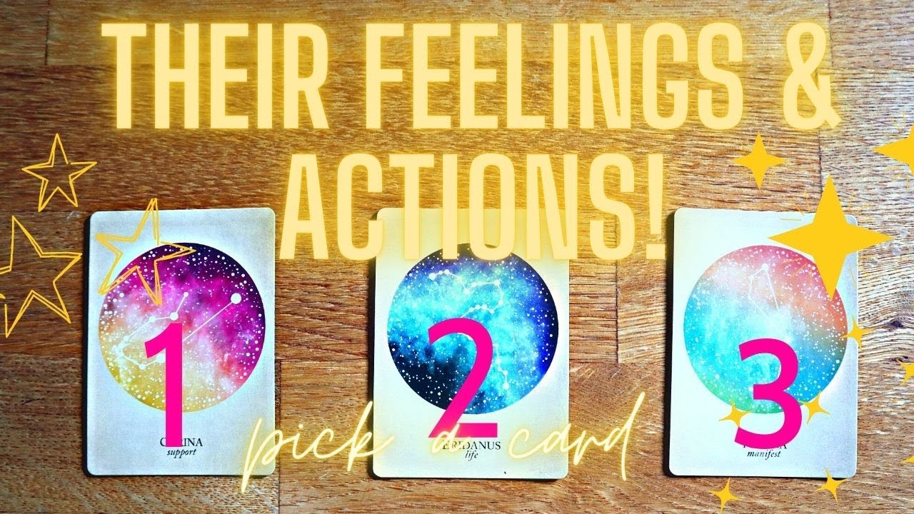 THEIR FEELINGS FOR YOU + ACTIONS!  Pick a Card Love Tarot / Their current feelings for you
