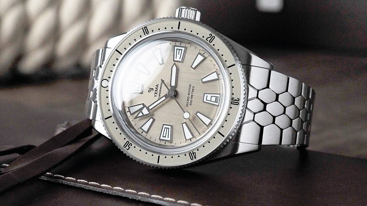 An iconic dive watch with an INSANE movement! YEMA Skin Diver CMM20