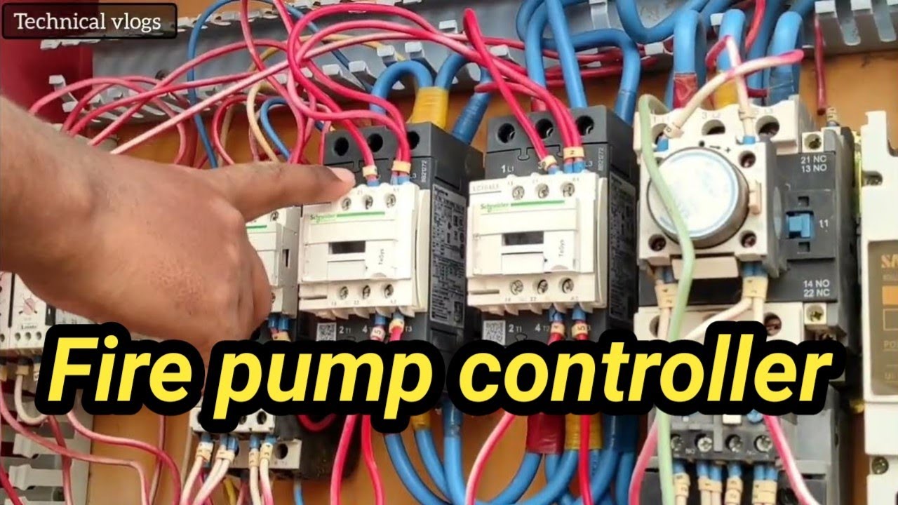 Fire pump controller | Star Delta wiring connection |Fire pump controller introduction in Hindi/urdu