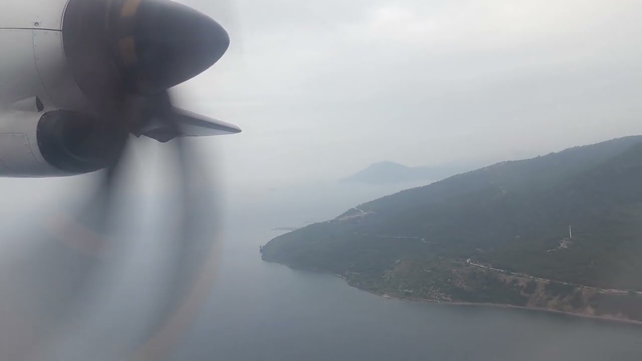 Olympic Air ATR 72-600  Landing in Mytilene