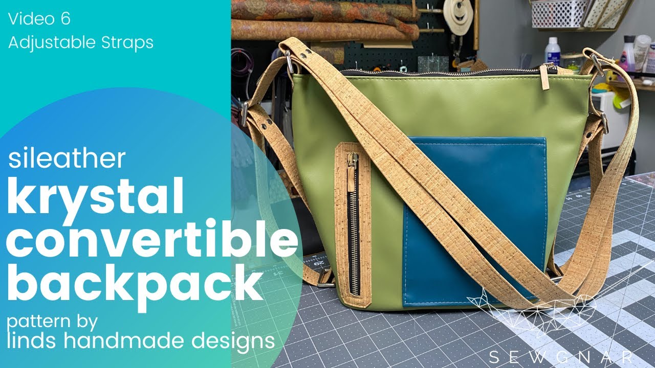 Krystal Convertible Backpack Sewalong - Video 6
