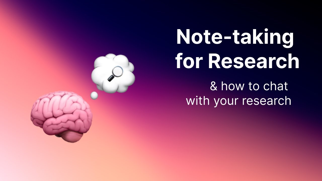 Note-taking for research (and how to 
