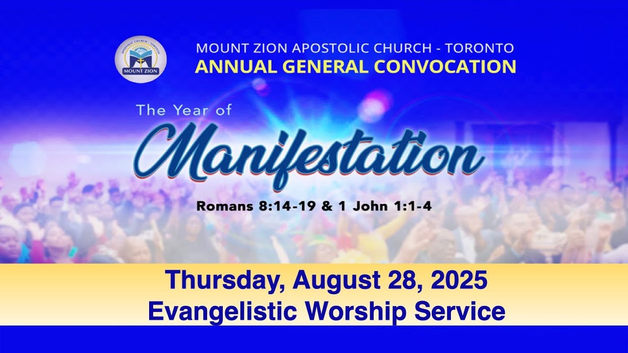 Holy Convocation 2025 | Thursday, August 28, 2025