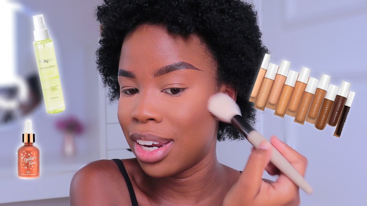 MAQUIAGEM BÁSICA EM PELE NEGRA| Samyra Priscila