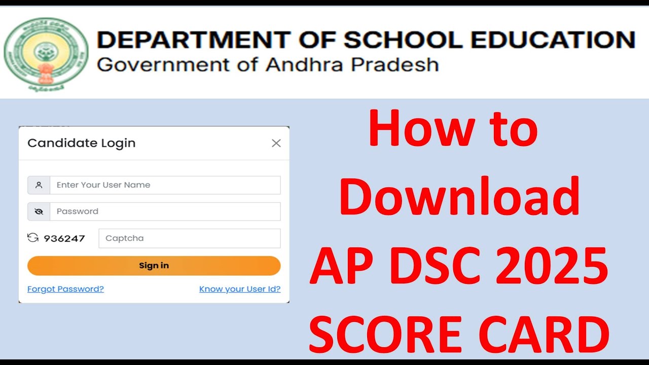 AP DSC 2025 &ndash; How to Download Your Score Card