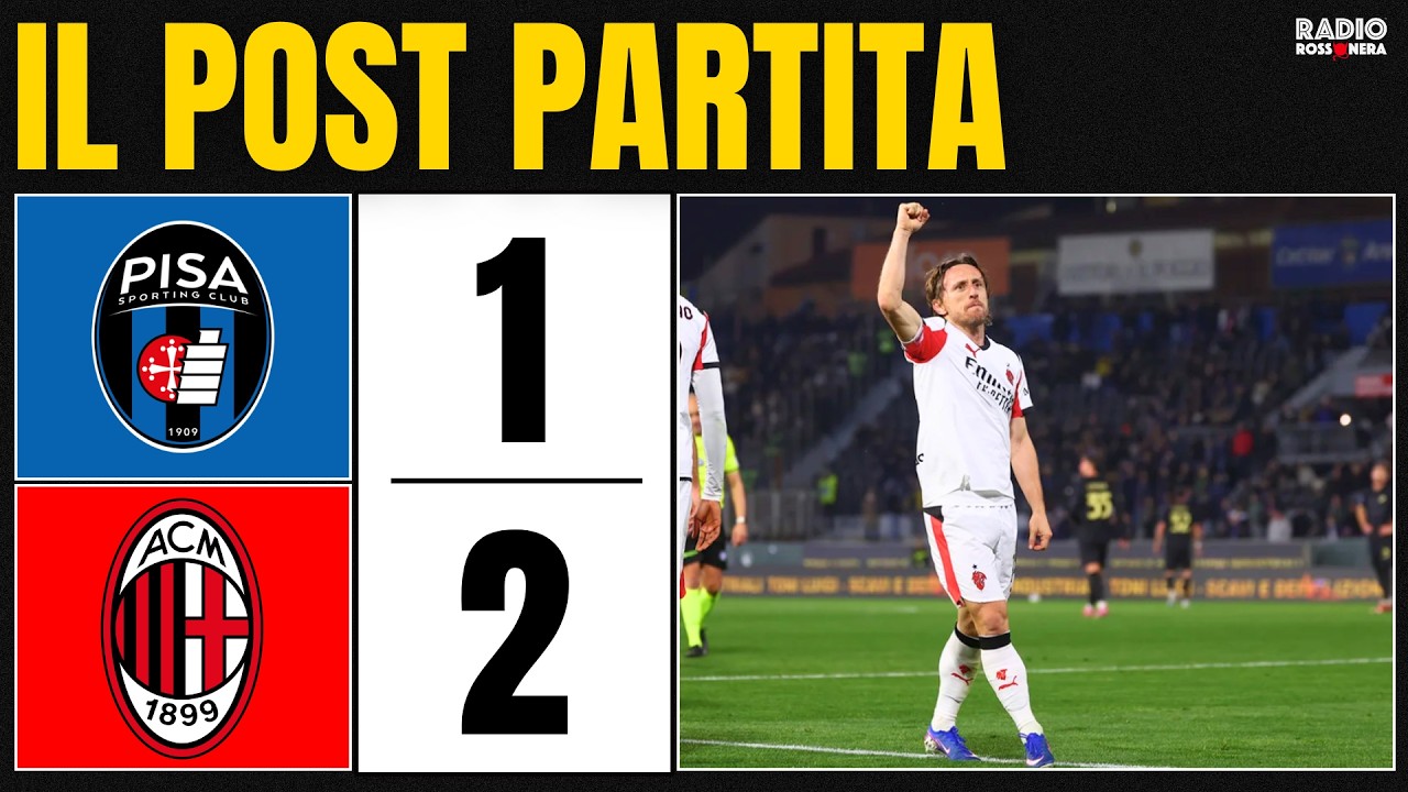 PISA - MILAN : IL POSTPARTITA