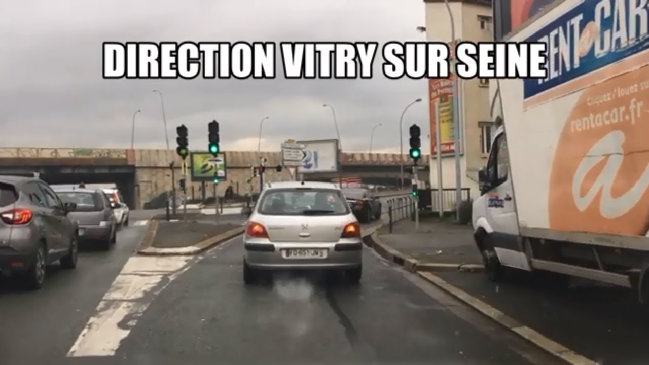 Direction vitry sur seine - Roote 4K- Drinving- France