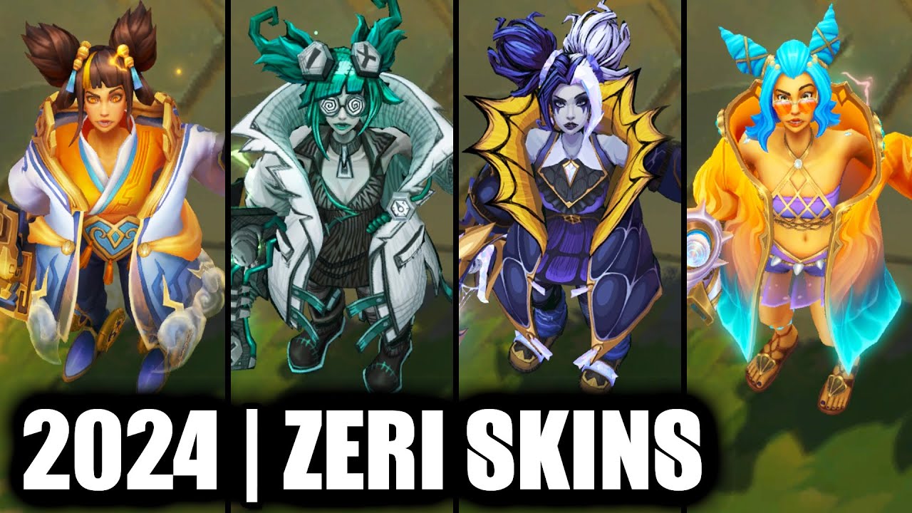 ALL ZERI SKINS SPOTLIGHT 2024 | League of Legends